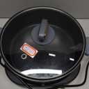 Dezin Electric Shabu Shabu Pot with Removable Pot, 4L Non-Stick Hot Pot Electric with Dual-Power Control, Electric Pot with Tempered Glass Lid for Party, Family and Friend Gathering