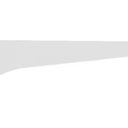 10 in. Light Duty Shelf Bracket- White