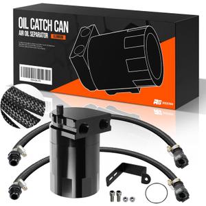 Air Oil Separator, Oil Catch Can Compatible with 2014-2018 Chevy Silverado 1500/GMC Sierra 1500, 2015-2020 Chevy Tahoe/Suburban/GMC Yukon, 3OZ.