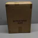 WhatsBedding Mattress Topper Cover (Only Cover),2-3 Inch Zippered Mattress Topper Protector, Ultra-Soft, Breathable, Removable with Straps, CertiPUR-US Certified (Queen)