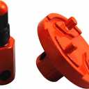 14mm Chainsaw Clutch Removal Tools, Universal Flywheel Removal Tool Piston Stop Clutch Expander Tools for Husqvarna Stihl Echo 2 Cycle Chain Saw (Orange)