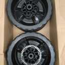 (4 Pack) Lawn Mower Wheels Kit Compatible with Honda HRR216 HRS216 HRT216 Walk Behind Lawn Mower - 2 Rear Wheels Replaces 42710-VE2-M02ZE + 2 Front Wheels Replace for 44710-VL0-L02ZB