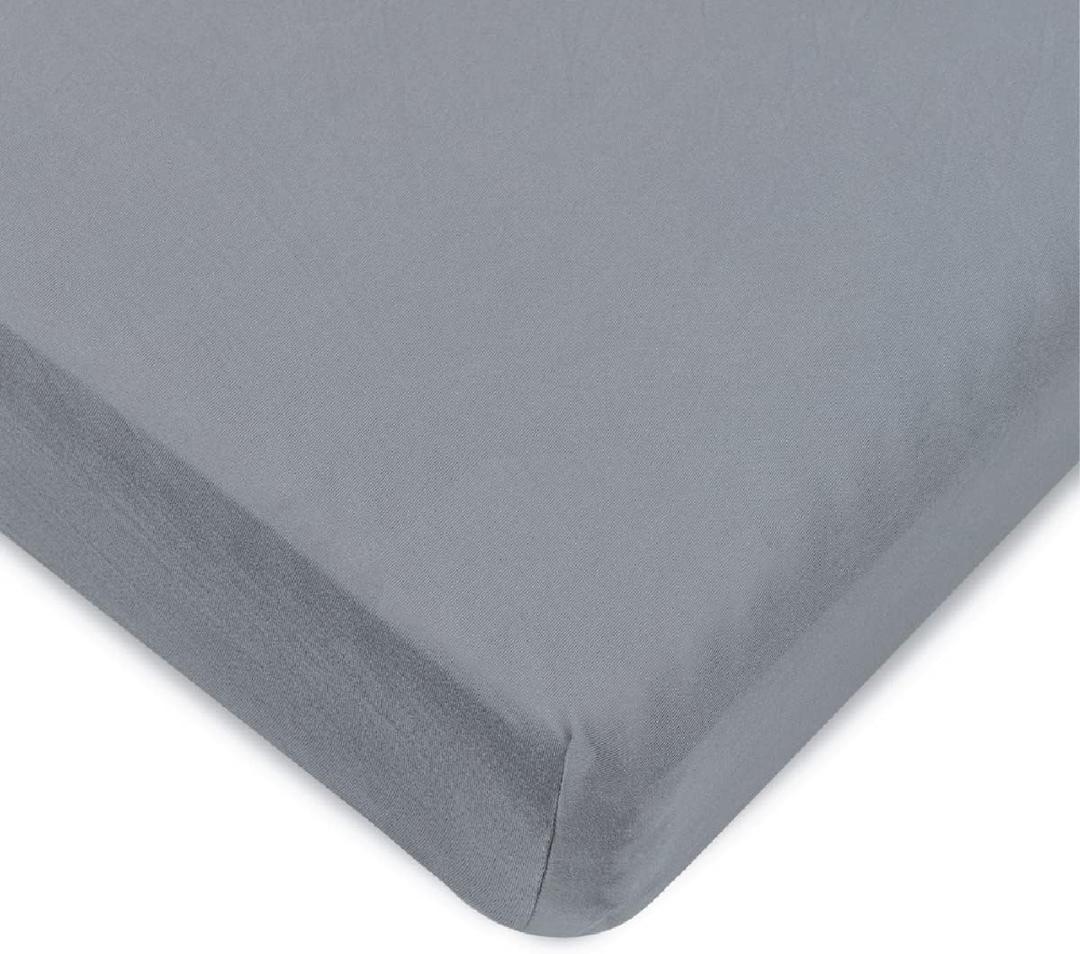 Fitted Sheet for The Milliard Trifold Mattress, Super Soft and Cozy Washable Grey Sheet (Twin, 4")