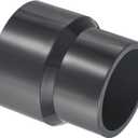 PATIKIL PVC Reducer Pipe Fitting 63mmx75mm ID Socket, Straight Coupling Adapter Connector, Grey