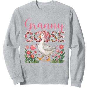 Goose Owner Granny Mother's Day Farmer Rancher Colorful Sweatshirtб, 2XL
