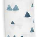lulujo Baby Muslin Silky Soft Swaddling Blanket, Navy Triangles, 47 x 47-Inches