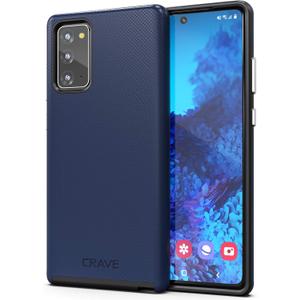 Crave Galaxy Note 20 Case, Shockproof Protection Dual Layer Case for Samsung Galaxy Note 20 (6.7 inch) - Navy
