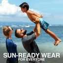 Kanu Surf Boys Yolo Quick Dry UPF 50+ Beach Swim Trunk (10-12, Sandbar Blue/Green)