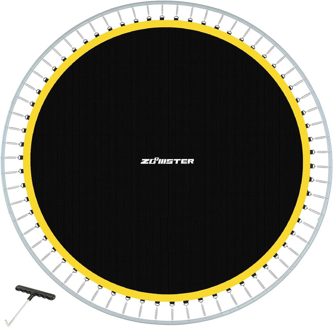 Replacement Trampoline Mat, Fits 14FT Round Trampoline with 72 V-Hooks Using 5.5" Springs, Jumping Trampoline Mat with 8 Rows of Stitching (Spring not Included)