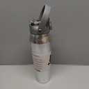 Frost Buddy 32oz Insulated Water Bottle with Straw & Chug Lid | Leak-Proof Stainless Steel | 24-Hours Cold | Sweat-Proof, Cup Holder Friendly | Ideal for Gym, Travel, Sports & Everyday Hydration (Silver Sleigh)