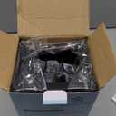 Sinnsally Kitchen Sponge Holder,Sink Caddy Organizer with Brush Holder,Stainless Steel Sink Box Dish Scrubber Holder with Self Drain Tray,Soap Dispenser Kitchen Storage Accessories(1 Tier-Black)