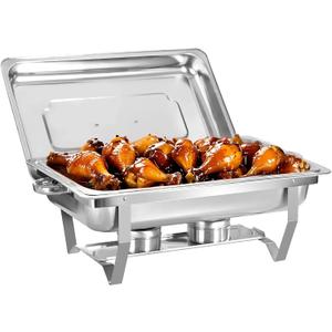 1 Pack Chafing Dishes for Buffet, Food Warmers for Parties Buffet