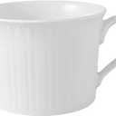 Villeroy & Boch Cellini Breakfast Cup, 11.75 oz, Premium Porcelain, White