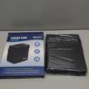 K KNODEL 2 Gallon Black Leak-Proof Waterproof Car Trash Can with Lid