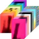 108 Pack Metallic Cardstock Paper Sheets, 8" x 12" Color Foil Mirror Shimmering Paper 250gsm/92lb For Arts and Crafts, Decorative, Weddings & Birthdays Invitations, Scrapbook Supplies