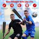 Padded Blocking Guards, Basketball Blocking Sticks, 2 Pack Basketball Pads for Training, Padded Contact Sticks for Football, Boxing, Martial Arts, Lacrosse, MMA