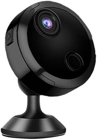 HDQ15Mini 4K WiFi Camera Wireless – Indoor Security Camera with Night Vision, Motion Detection, Long Battery Life & SD Card Loop Recording