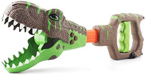 DINOBROS Dinosaur Chomper Toys for Kids with 3 Roar Sounds and Light Jurassic Dinosaurs Grabber Claw T-Rex Reacher Robot Hand Pincher Dino Snapper