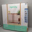 Ingenuity The Stairway 48W Series, 30'-48' Wide, 32" Tall, Baby Gate for Stairs with Door, Wood Safety Gate for Doorways and Stairways - Oak Wood