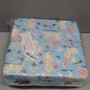 Toddler Booster Seat for Dining Table,4 Inches Washable Double Safer Straps Non-Slip Bottom Booster Seat Dining for kids, Portable Travel High Density Sponge Detachable Increasing Cushion for Child.