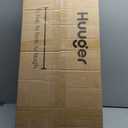 Huuger 110.2-133.8'' Extendable Behind Couch Table with Outlets, Black, 110.2- 133.8"W x 29.5"H