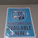 Stockroom Plus Hand Cleaner Here Adhesive Sign Labels, Store Sign (9 x 12 in, 6 Pack)