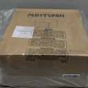 Adjustable Vanity Stool with Storage, 360 Swivel Makeup Stool Chair Small Velvet Round Ottoman with Gold Base for Bedroom (Beige)