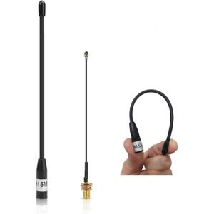 915MHz Antenna 10dBi Gain Long Range Soft Whip Antenna for Meshtastic and LoRa,17cm Omni SMA Male 1 Pack,Black