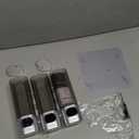 simplehuman Wall Mount Pumps, Triple 15 fl. oz. Shampoo & Soap Dispenser, Stainless Steel