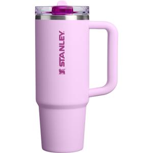 STANLEY Quencher ProTour Flip Straw Tumbler with Leakproof Lid 30 oz | Built-In Straw & Handle | Cupholder Compatible for Travel | Insulated Stainless Steel Cup | BPA-Free | Soft Orchid