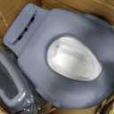 Ingenuity My Size Potty Pro in Blue, Infant Potty Training Toilet, Lifelike Flushing Sound, for Ages 18 Months, Up to 50 Pounds