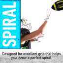 Franklin Sports Youth + Adult Footballs - Extra Grip 1000 Official Size, Junior + Pee Wee Kids - 1 + 12 Packs (Black/Optic)