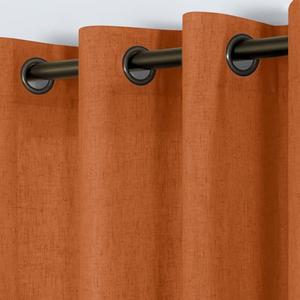 KOUFALL Mid Century Modern Curtains for Living Room,Colorful Boho MCM Sheer Funky Curtains for Bedroom,Burnt Orange,108 Inches Long