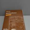 Bearhug Electric Blanket Queen Size, 84" x 90" Heated Blanket Dual Controllers, Faux Fur & Sherpa, 10 Heating Levels & 1-12H Auto Off, Over-Heat Protect, ETL, Machine Washable (Brown Leopard)