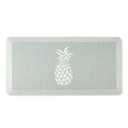 MARTHA STEWART Aloha Modern Pineapple Anti-Fatigue Air-Infused Kitchen Mat, Mint Green, 19.6"x39"