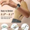 Wearlizer Slim Metal Band Compatible with Apple Watch Bands Women, Thin Dressy Stainless Steel Strap Designer Bracelet for iWatch  Silver/Gold, 38/40/41/42mm(Series 11 10)
