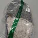 COFACE Mens Cozy Memory Foam Scuff Slippers Casual Slip On Warm House Shoes Indoor/Outdoor Sandal Slippers With Arch Support Rubber Sole Size 7-15 (11, Grey Twill)