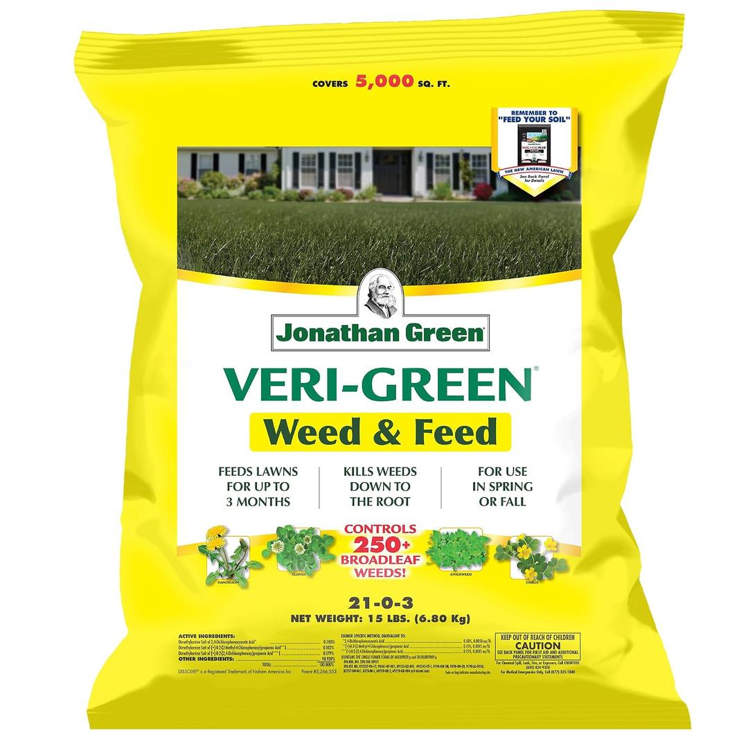 Jonathan Green Veri-Green Weed and Feed Lawn Fertilizer - 5,000 Sq Ft