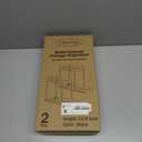 Multi-Purpose Pull-Out Storage Organizers, Under Sink/Cabinet Organizers and Storage for Bathroom & Kitchen, Black, 12.8 Inches, 2 Packs