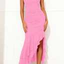 BTFBM Summer Dresses for Women 2026 Wedding Guest Dress Prom | Bodycon Ruched Sleeveless Maxi Dresses,V Neck, Solid, Cocktail Dresses,Homecoming,Party,Brides,Bridal Shower,Summer Clothes (Pink, XXL)