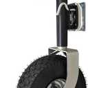 Beach Boat Trailer Jack, 13.38in Trailer Jack Wheel, Heavy-Duty Bolt-On Swivel Tongue Jack, 2000lb Capacity, 11in Vertical Load (2000lbs/900kg) (BLACK/2000LBS)