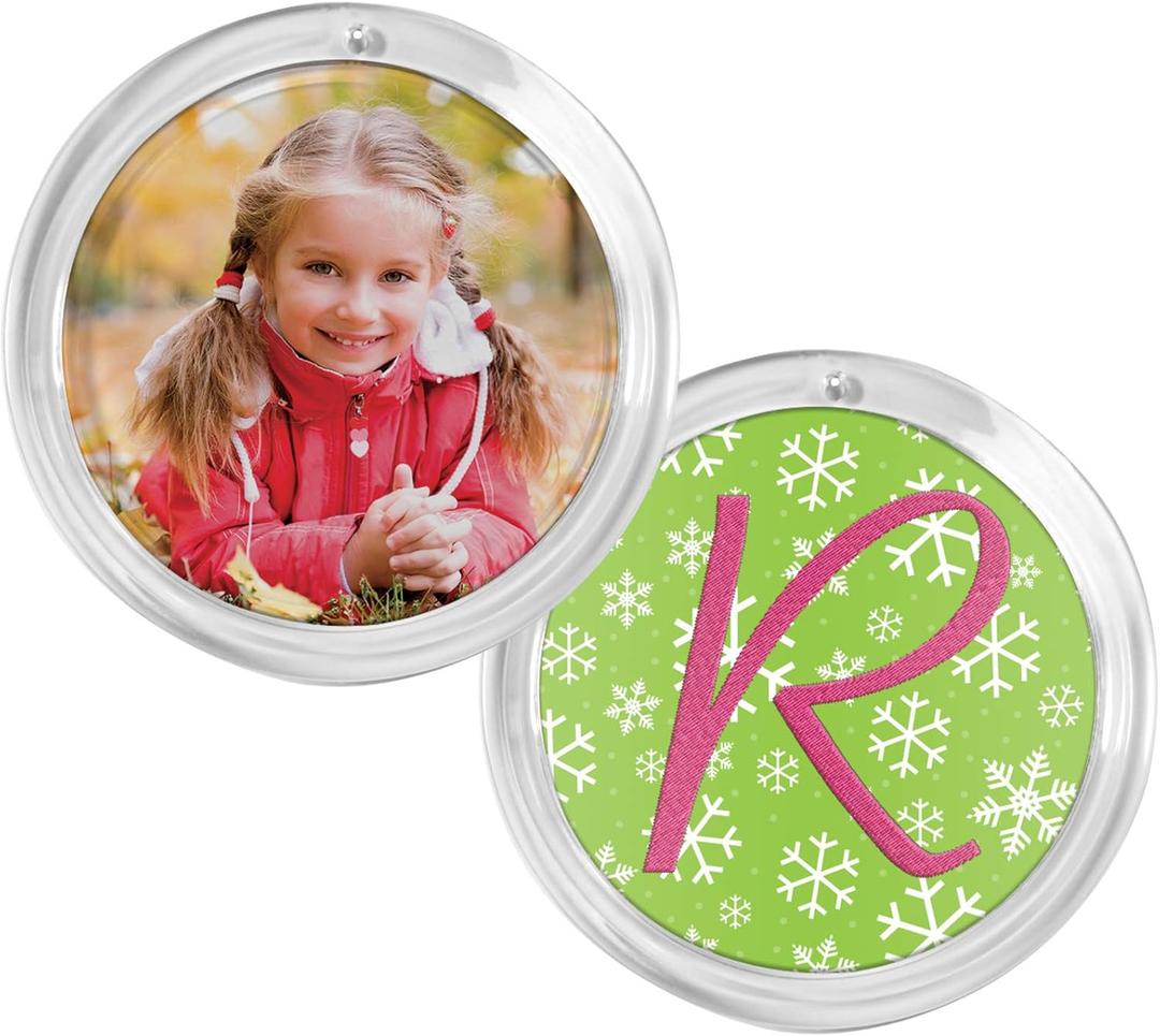 Snapins Create Your Own Round Ornaments - Pack of 12