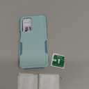 RMOCR Case for Samsung Galaxy A16 5G, Full Body Heavy Duty Rugged Shockproof Protective Phone Cover with Lanyard Strap, Tempered Glass Screen Protector and Camera Lens Cover, Mint Green