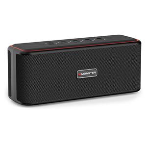 Monster Shock Plus Bluetooth Speaker,Portable Speaker with 40W Loud Stereo Sound,Bluetooth 6.0,TWS Pairing, 20H Playtime, Support AUX/TF Card, IPX6 Waterproof Wireless Speakers for Travel,Outdoor,Home