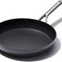 OXO Professional 12" Frying Pan Skillet, Hard Anodized Ceramic Nonstick Cookware PFAS-Free, Induction Suitable, Stainless Steel Handles, Diamond Reinforced Coating, Dishwasher Safe, Oven Safe, Black