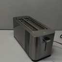 Mueller UltraToast Full Stainless Steel Toaster 4 Slice, Long Extra-Wide Slots for Bagels and Waffles, 6 Browning Levels, LED Display, Cancel/Defrost/Reheat Functions & Removable Tray, Kitchen Gadgets