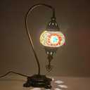 Turkish Mosaic Camel Neck Lamp - 8.75"x16.25" - DB2