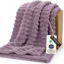Bedsure GentleSoft Light Purple Fleece Blanket for Couch - Cozy Soft Blankets for Women, Cute Small Throws for Girls, 50x70 Inches