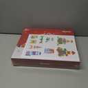 Christmas Advent Calendar Gifts for Kids, Commodum Wooden Building Blocks Set, City Construction Stacking Preschool Learning Toys, 24 Days Xmas Countdown Montessori Gifts for Toddlers Boys Girls 3+