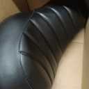 DREAMIZER Motorcycle Seat Black Sporster seat Rider Seat Compatible with Harley Sportster Iron 883 XL883N 2016-2022 (Black Rider Seat)